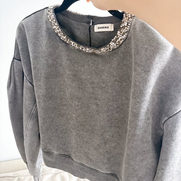99% NEW SANDRO SWEATER, SIZE 1 - Picture 5 of 10